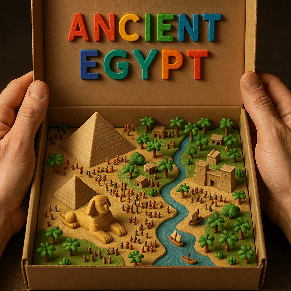 AI photo prompt – Country Diorama in a Toy Box output image
