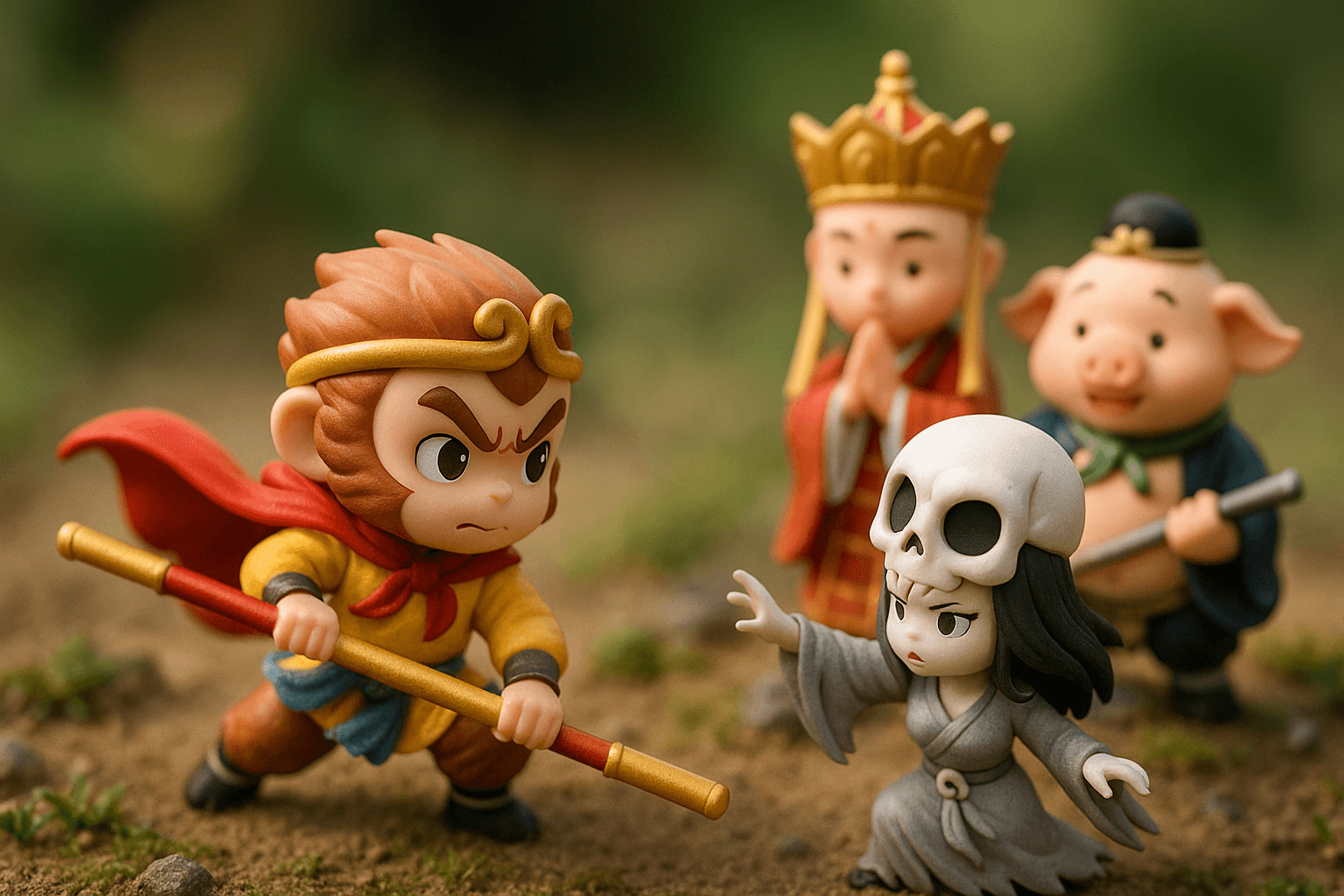 AI photo prompt – Miniature Three-dimensional Scene Presentation output image