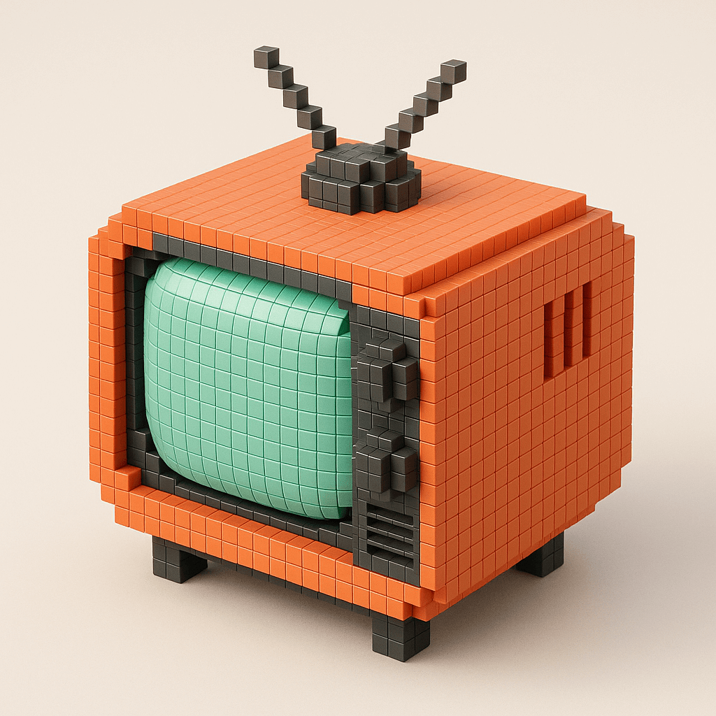 AI photo prompt – Voxel Style 3D Icon Conversion output image