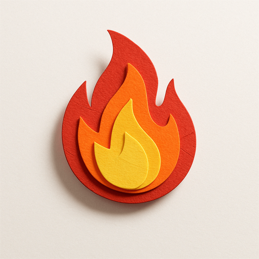 AI photo prompt – Paper Craft Style Emoji Icon output image