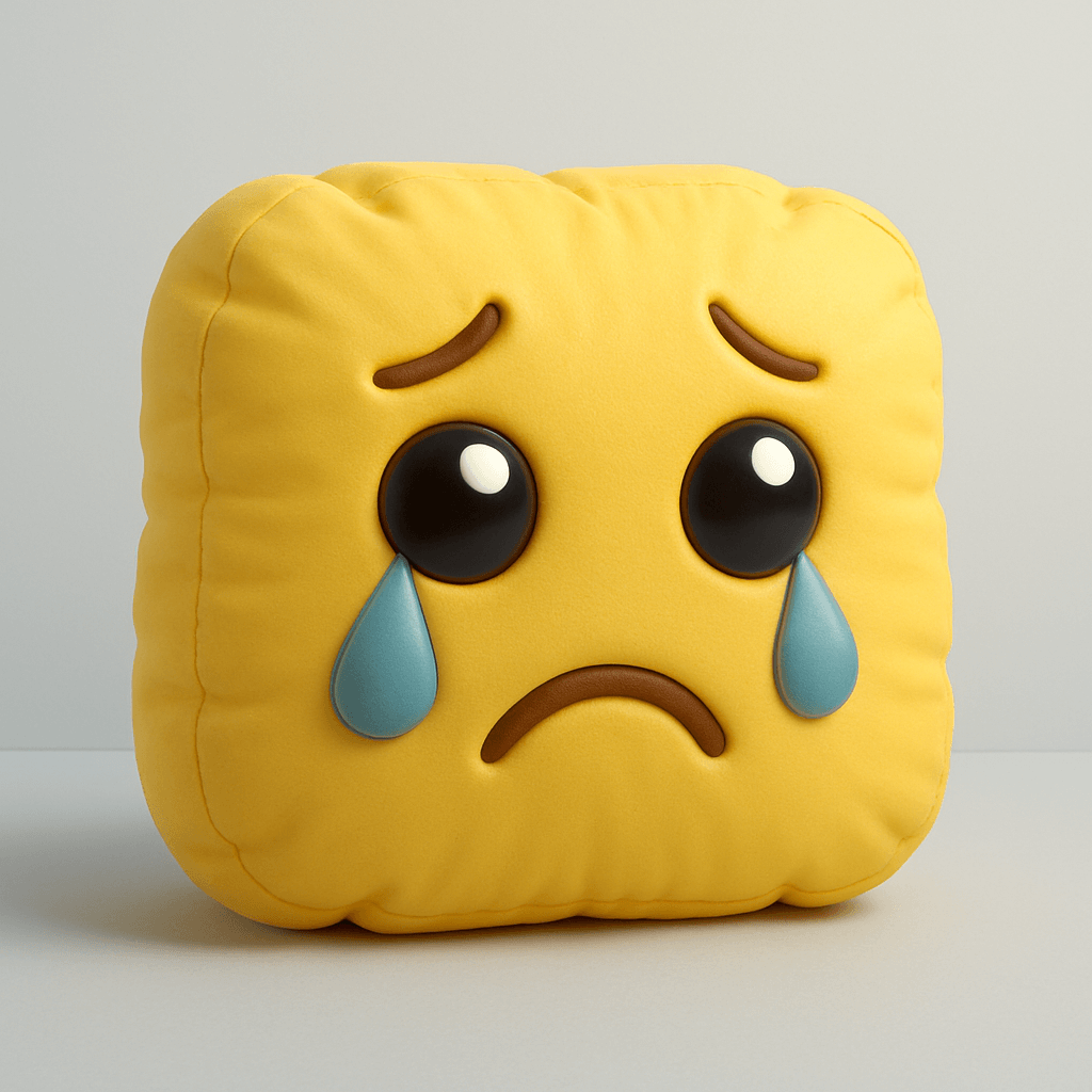 AI photo prompt – Emoji Inflatable Cushion output image