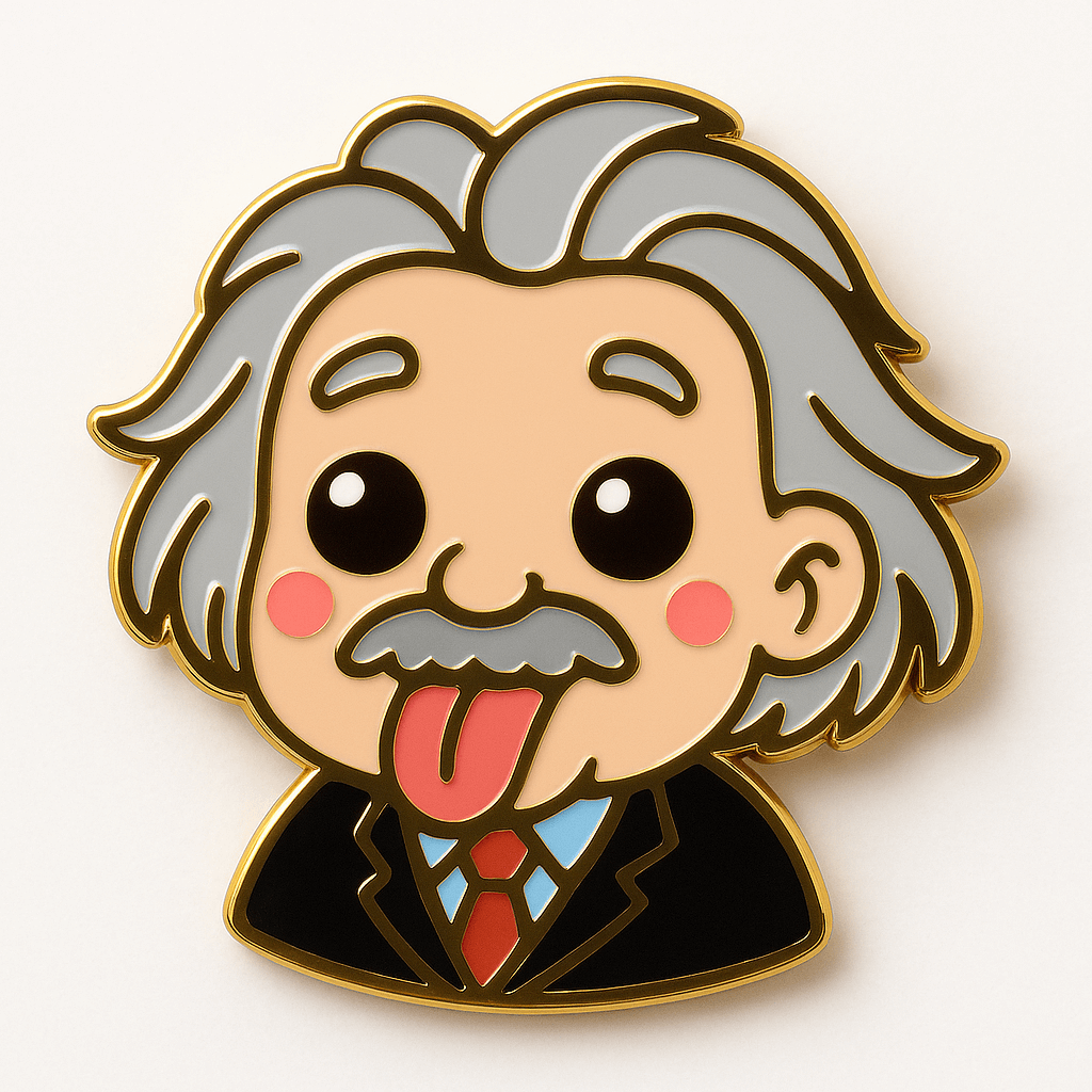 AI photo prompt – Kawaii Enamel Pin output image