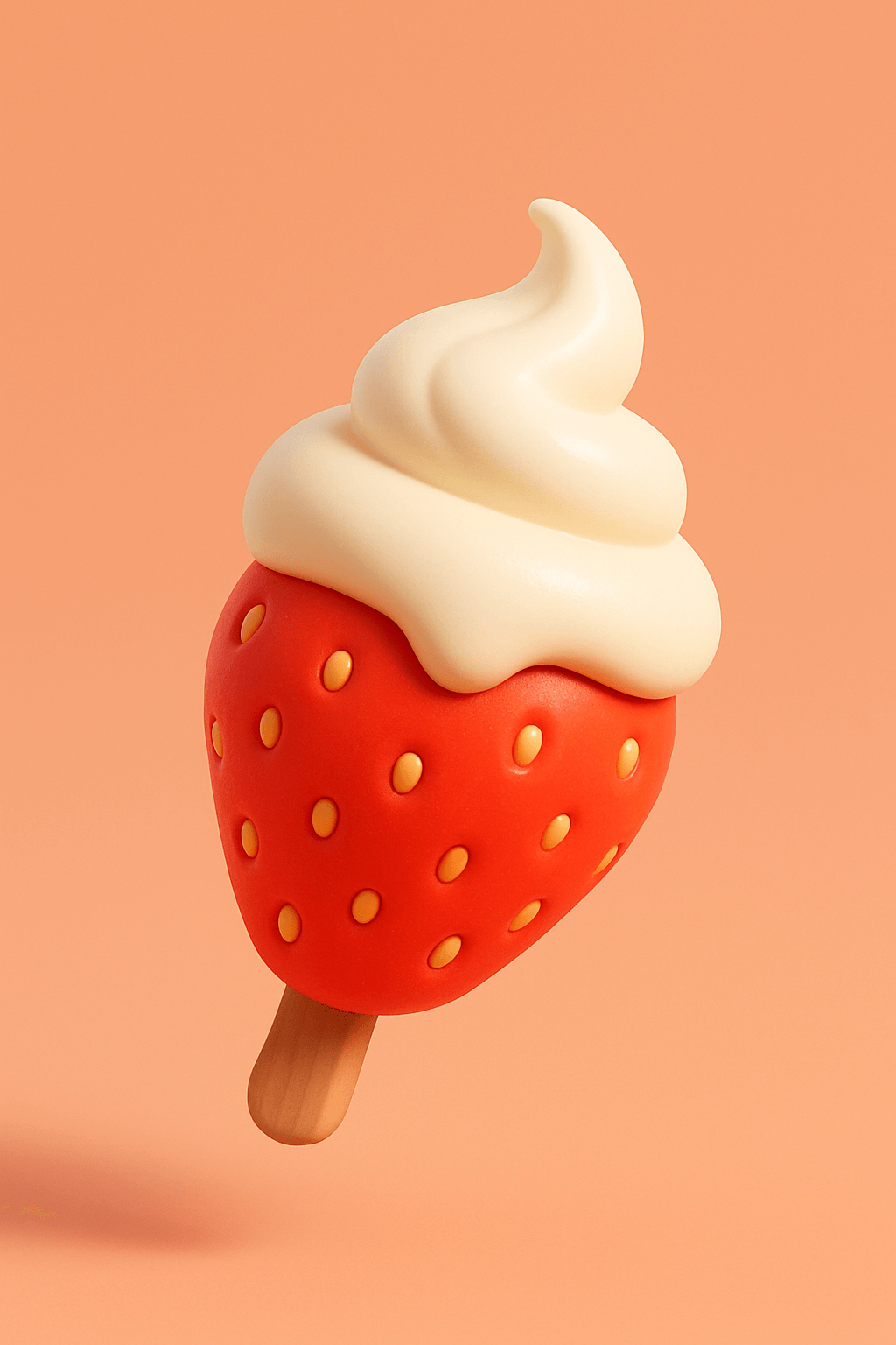 AI photo prompt – Emoji Cream Popsicle output image