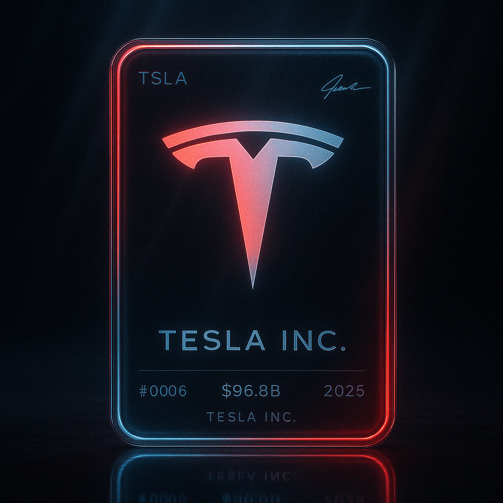 AI photo prompt – Futuristic Logo Trading Card output image