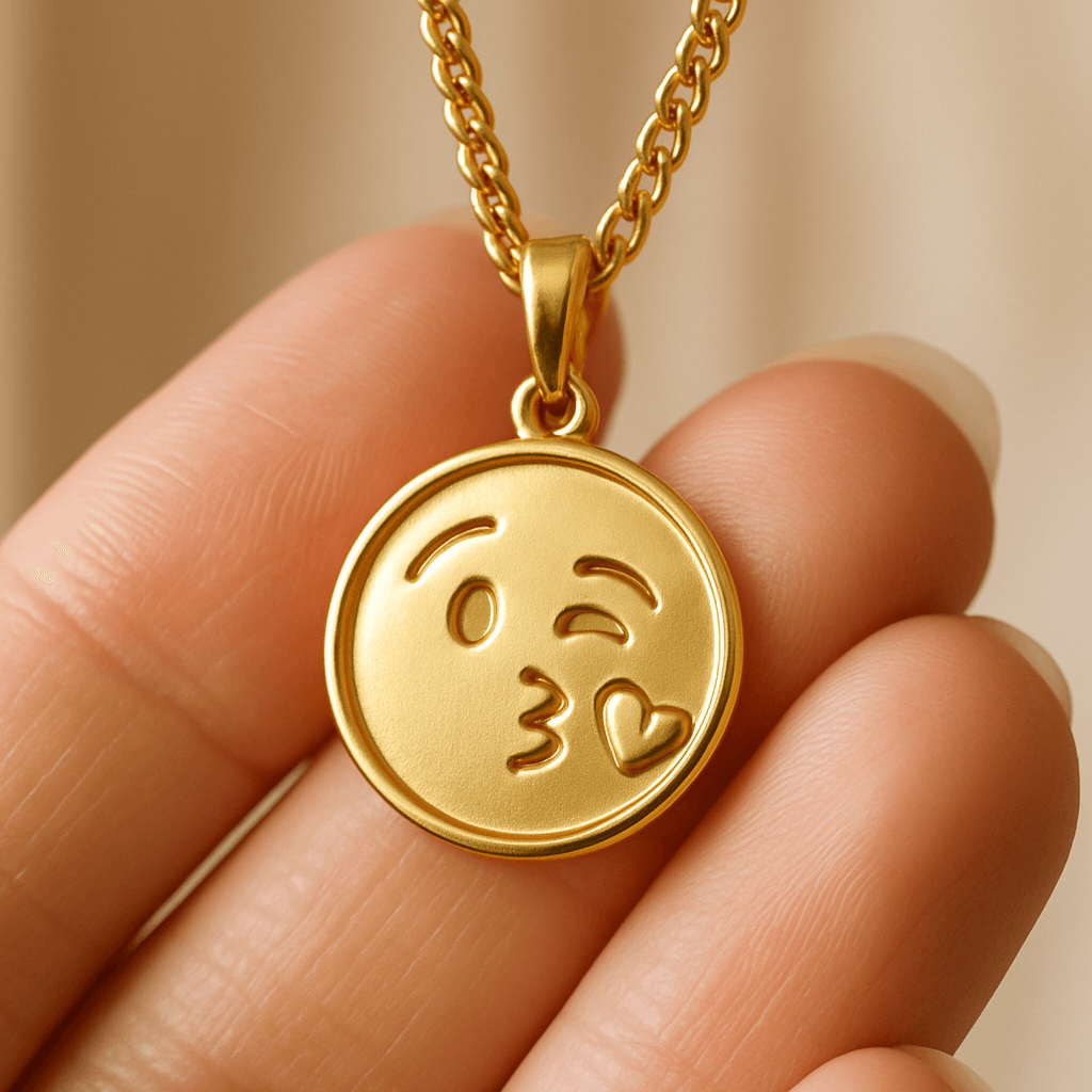 AI photo prompt – Gold Pendant Necklace output image