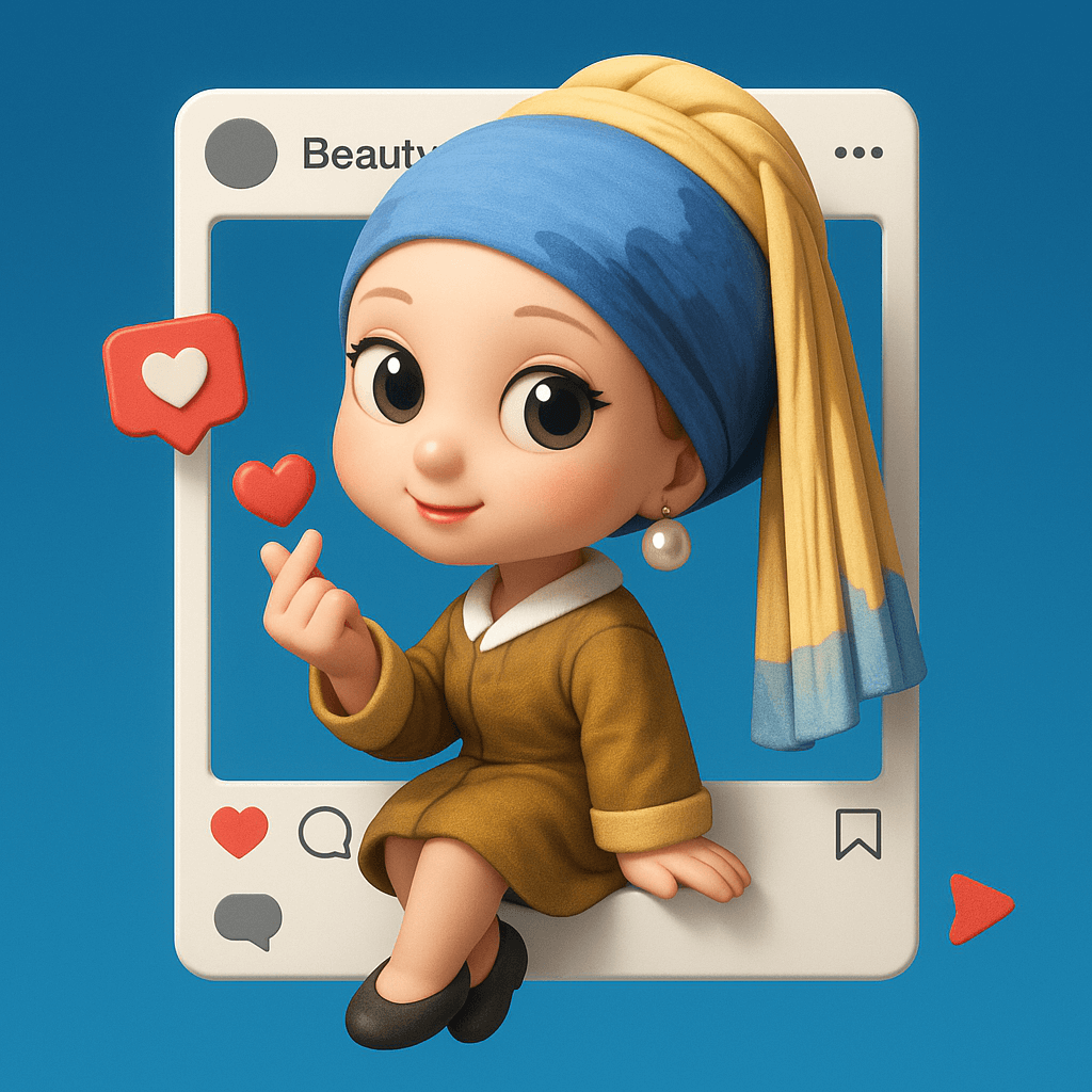 AI photo prompt – Social Media Frame Integration output image