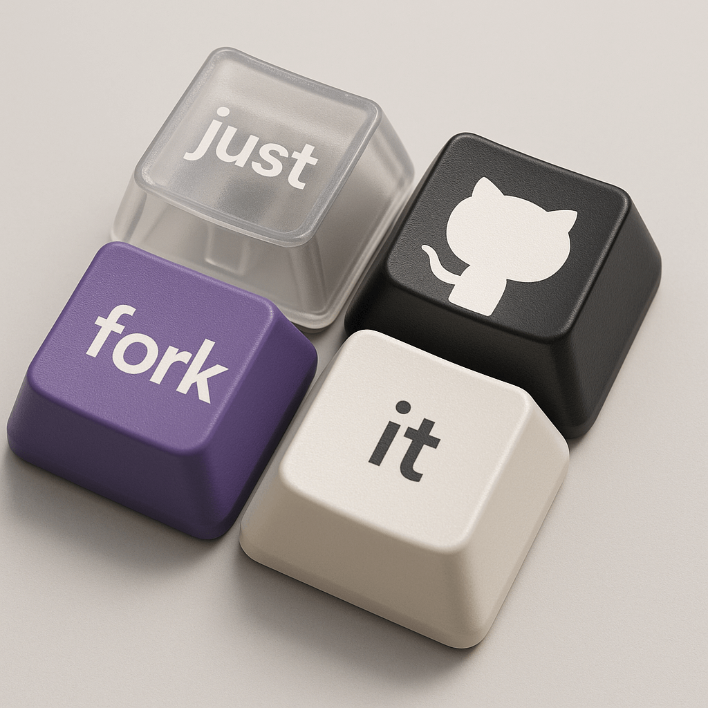 AI photo prompt – Branded Mechanical Keycaps output image
