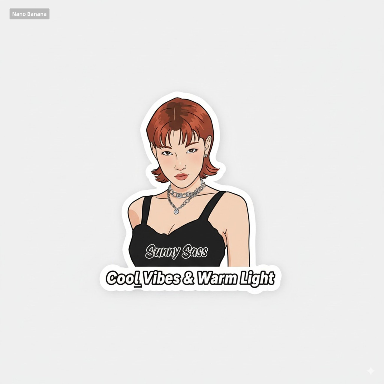 AI photo prompt – Custom Character Stickers output image