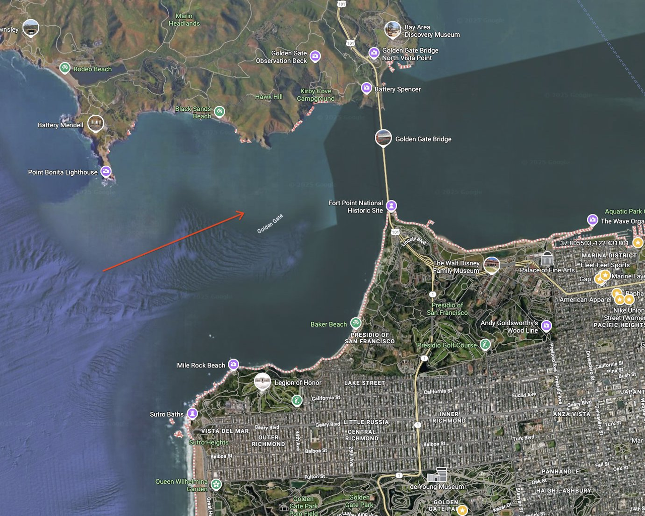 AI photo prompt – Generate Ground View from Map Arrow input reference