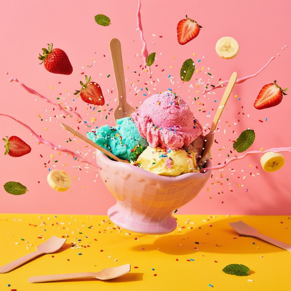 AI photo prompt – Explosive Food output image