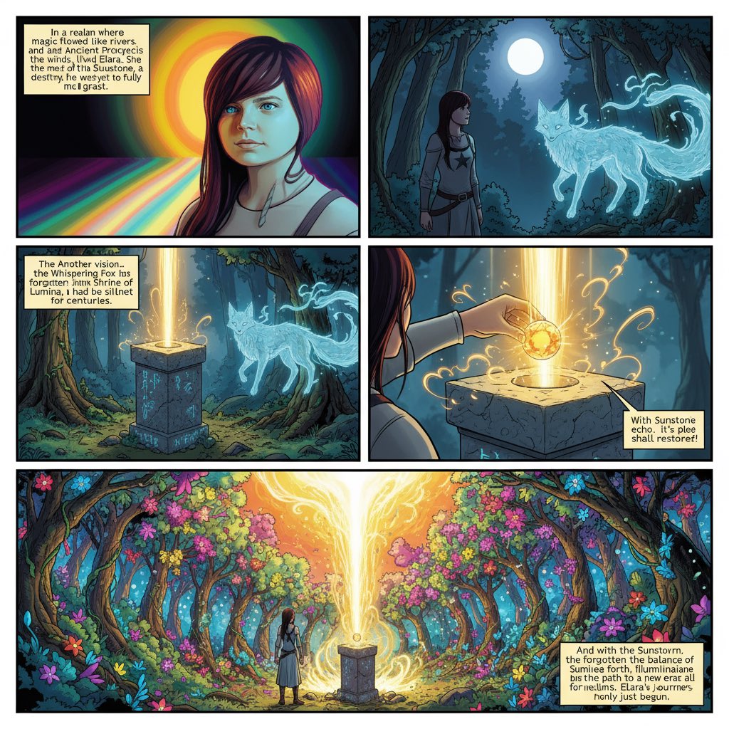 AI photo prompt – Create Comic Book output image