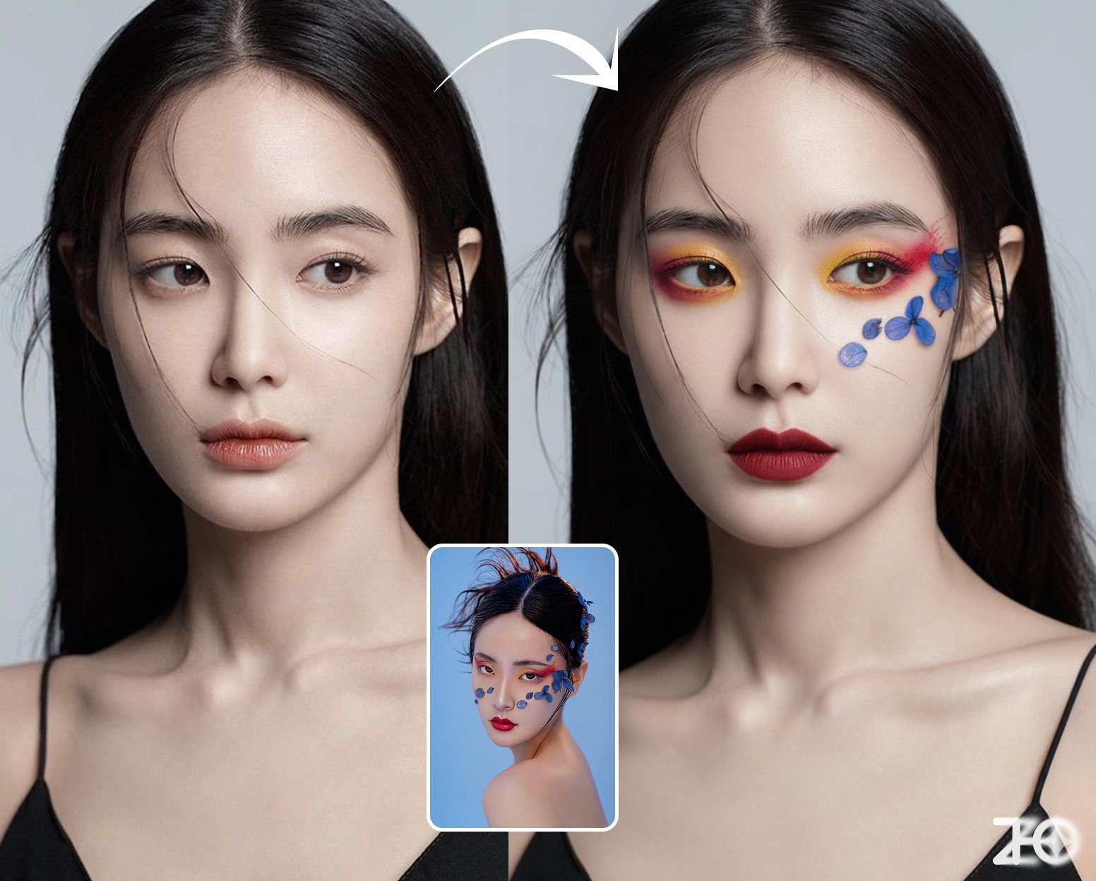 Generated image for Virtual Makeup Try-On