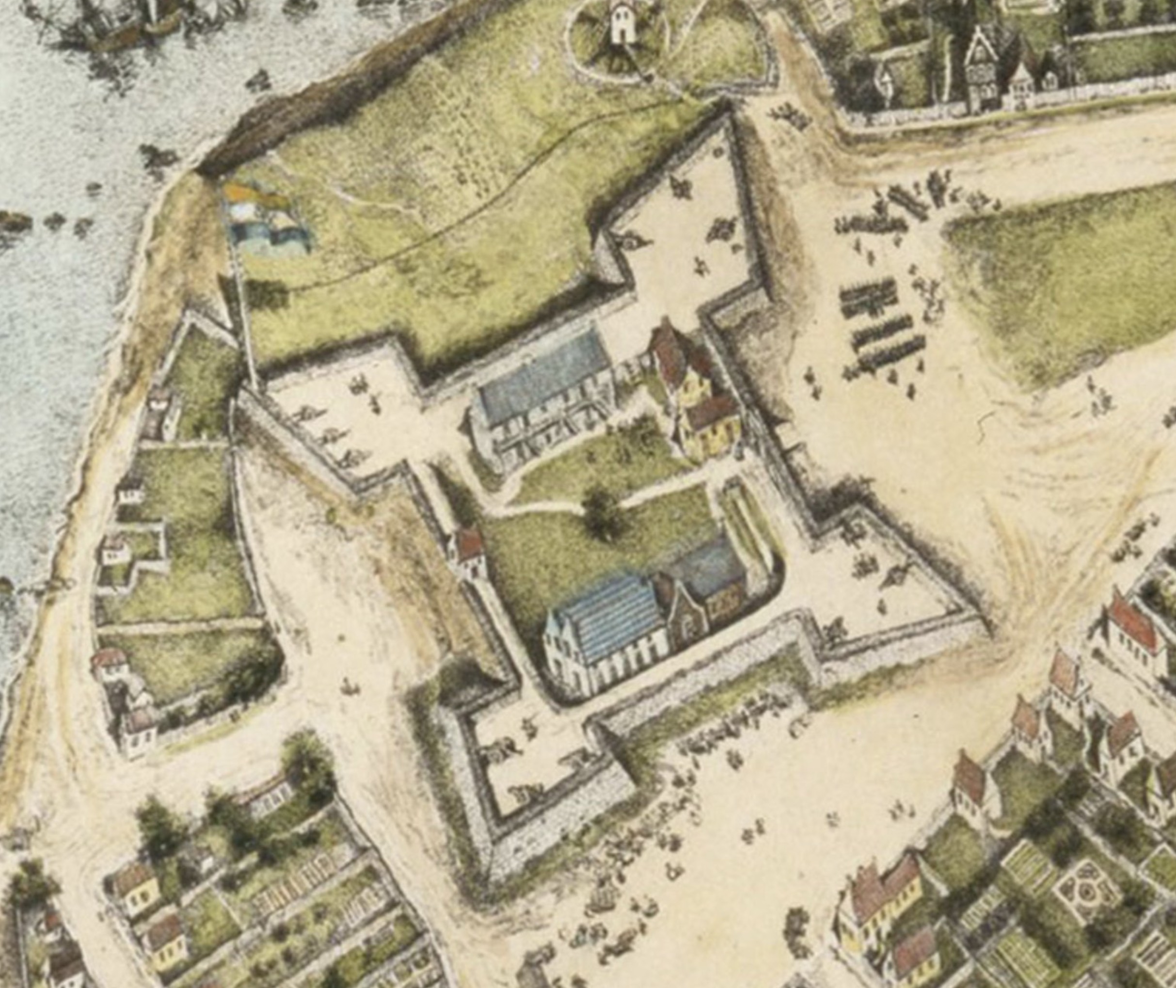 AI photo prompt – Ancient Map → Historical Scene Photo input reference