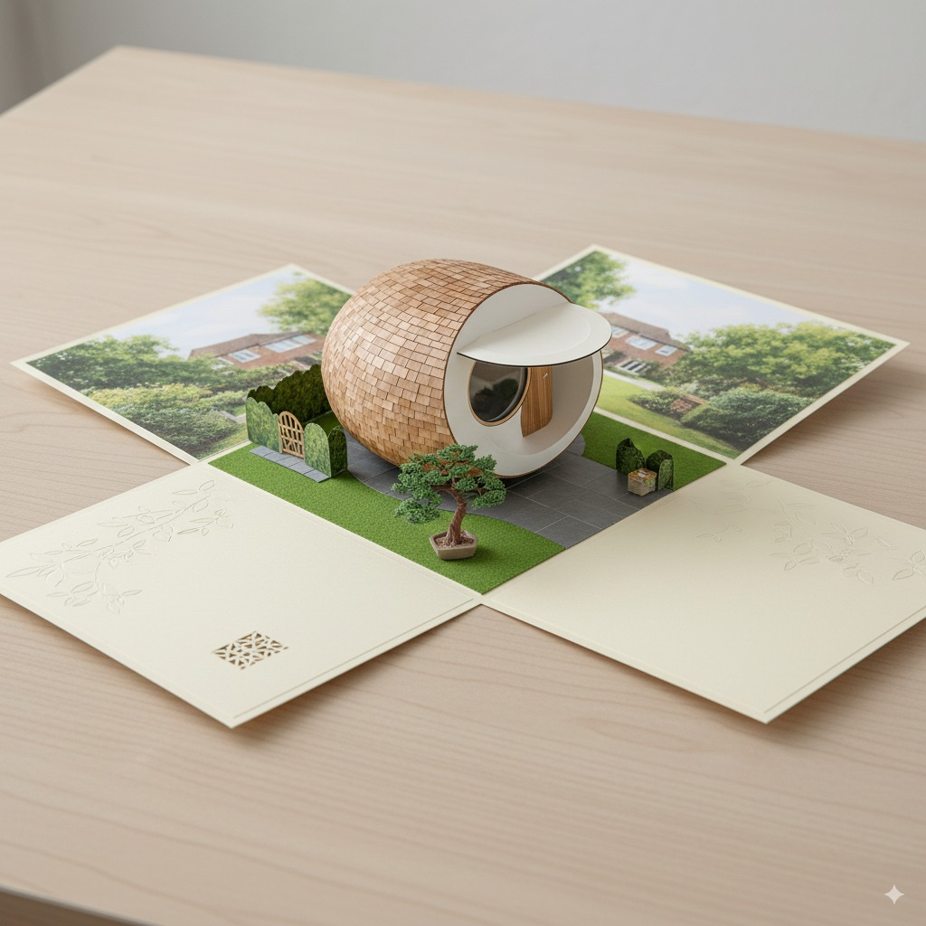 AI photo prompt – Scene A6 Folding Card output image