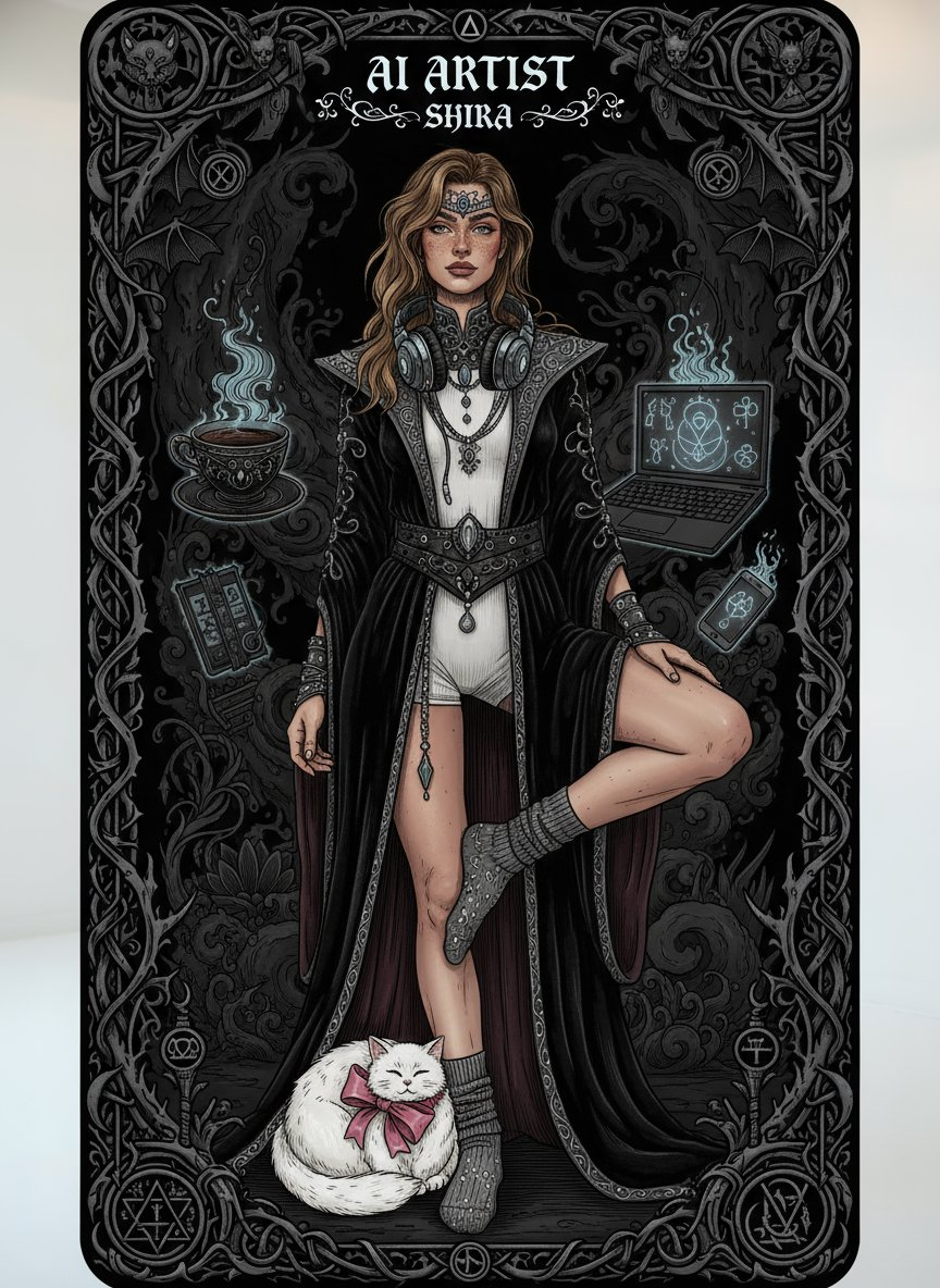 Generated image for Dark Gothic Tarot Card