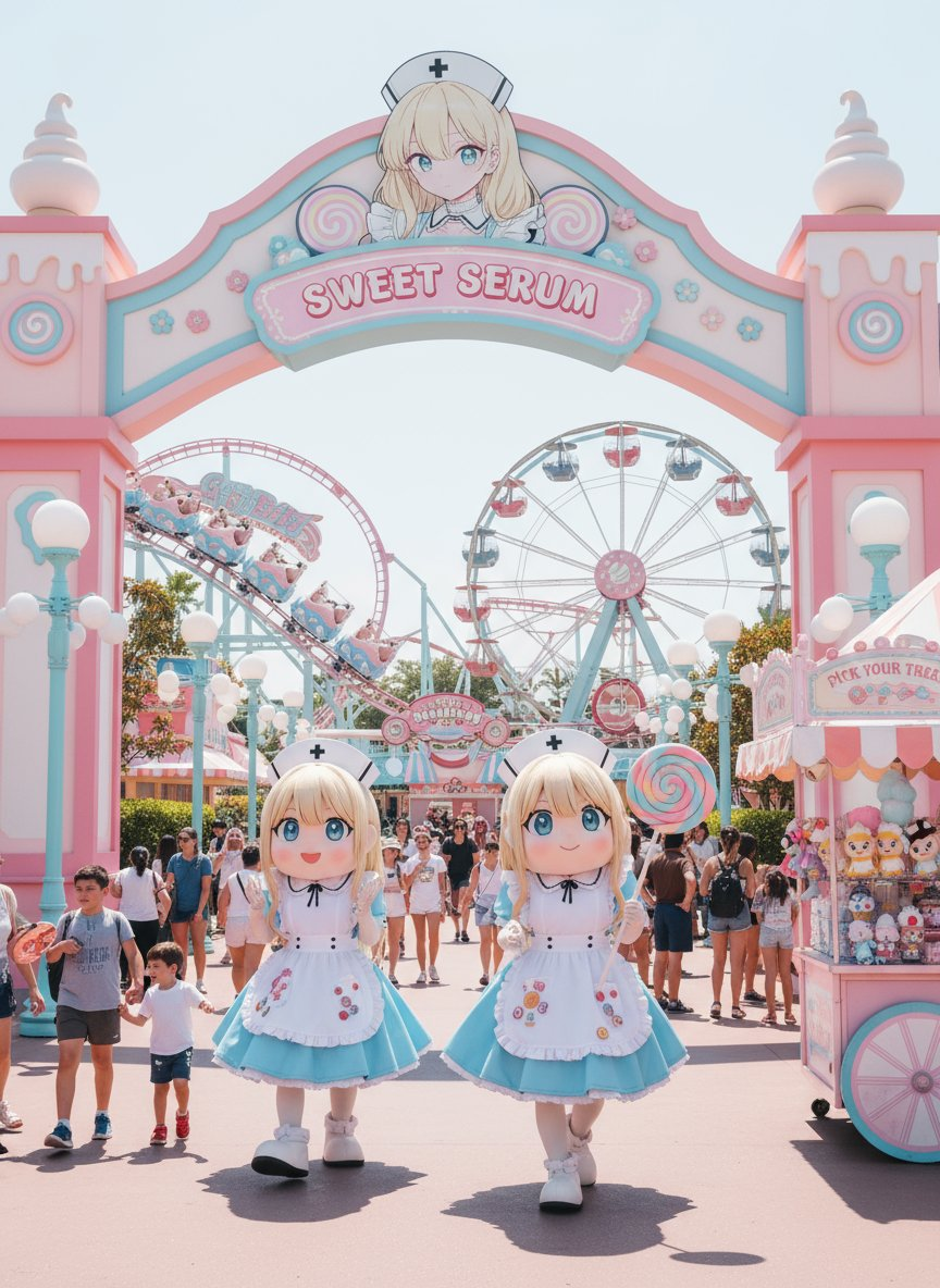 AI photo prompt – Custom Theme Park output image